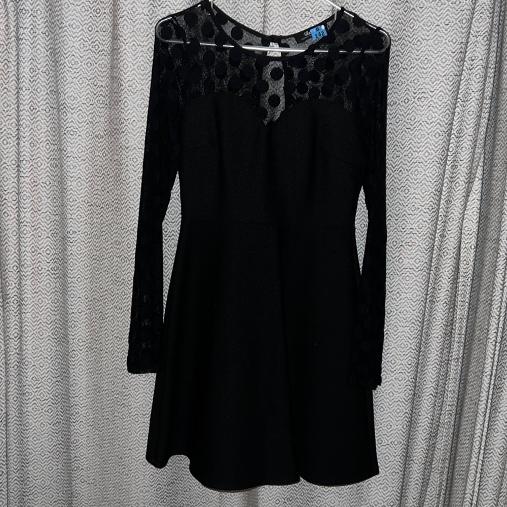 Lulus Dress In Hot Dot-Ter